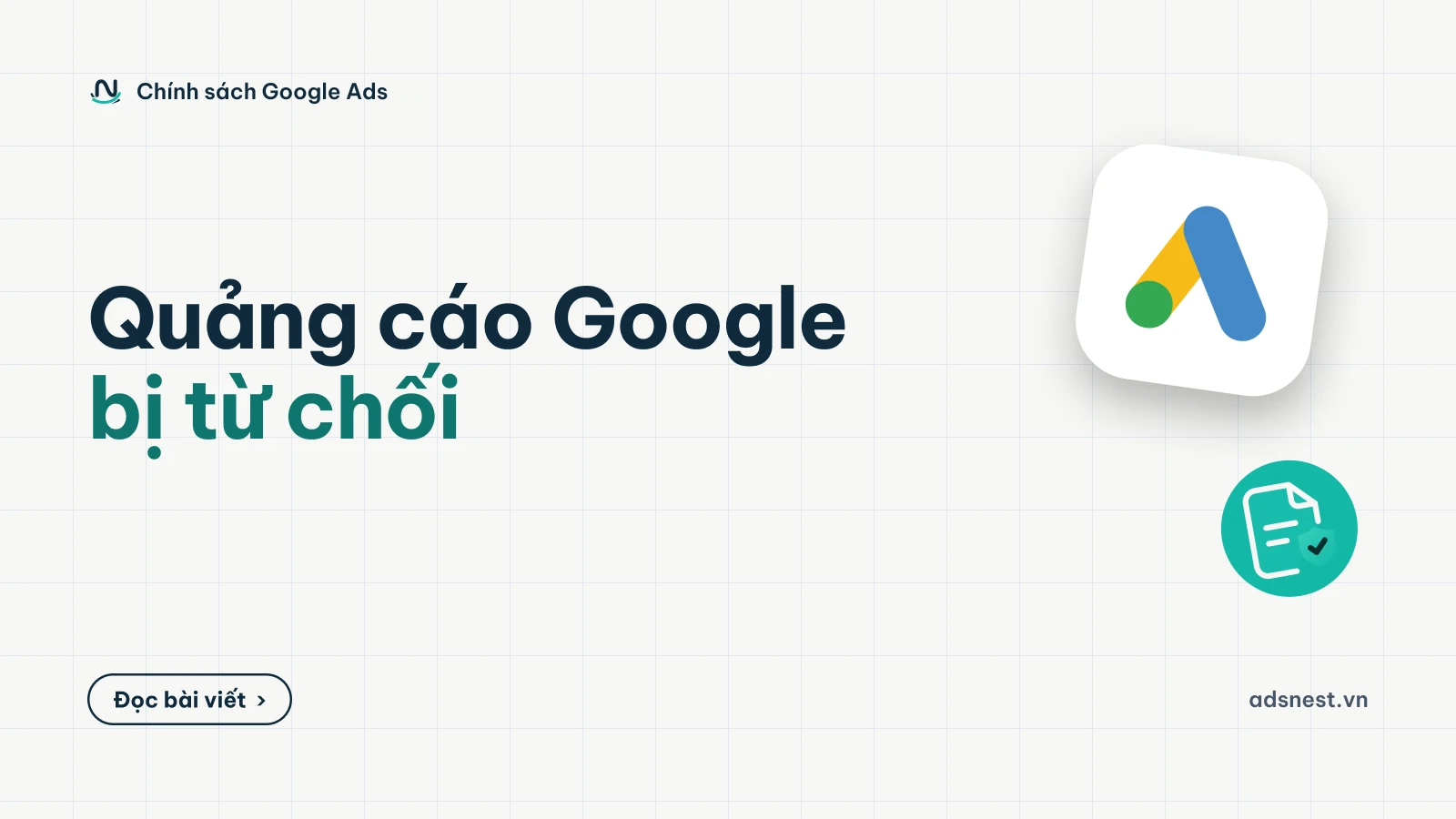 Ảnh bìa bài viết: Quảng cáo Google bị từ chối: đọc trạng thái và cách sửa
